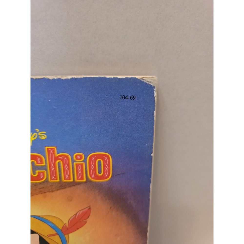 VNTG Little Golden Book 3 Disney, 3 Little Pigs, Alice In Wonderland, Pinocchio - Picture 15 of 16